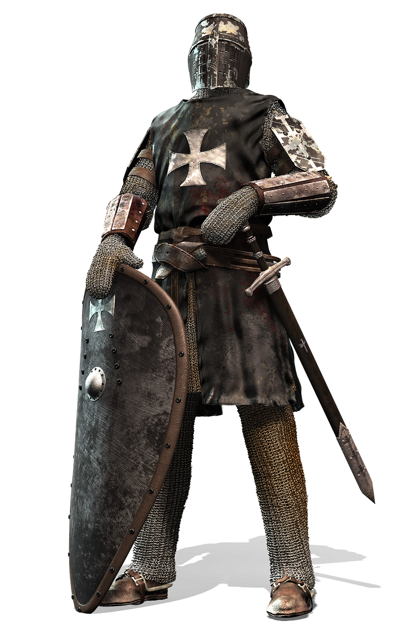 knight, crusader, isolated-2939429.jpg